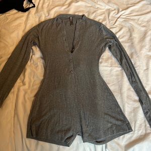 Skims Henley onesie